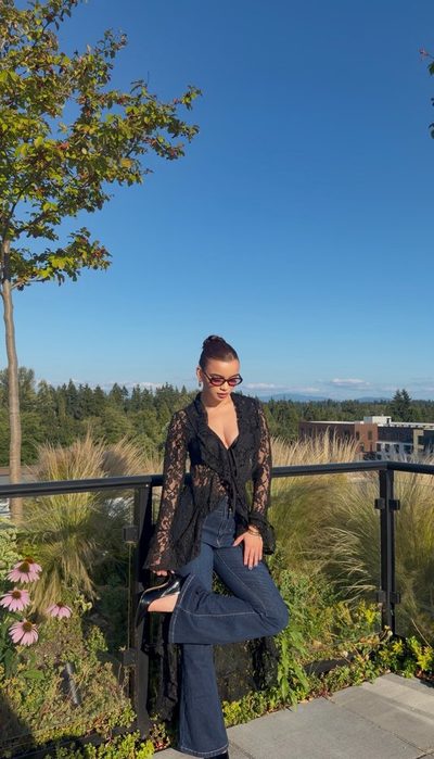Outdoor fashion content created on location near Seattle, Washington